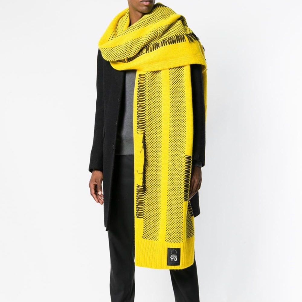 Y-3 knit scarf